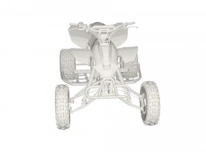 Sepeda quad Model 3D