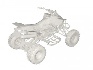 Sepeda quad Model 3D