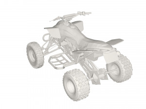 Quad bike 3D 모델