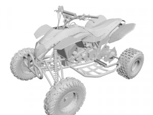 Quad bike 3D 모델