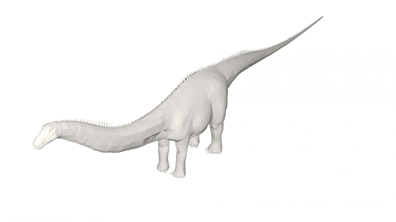 Dinosaur 3D Model .c4d .max .obj .3ds .fbx .stl .blend