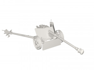 Artillery 3D Model