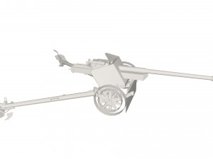 Artillery 3D Model