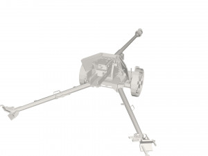 Artillery 3D Model
