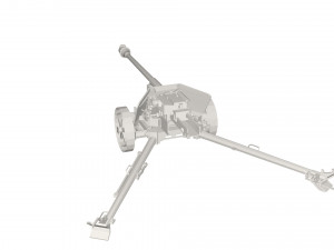 Artillery 3D Model