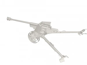 Artillery 3D Model