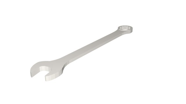 Wrench 3D Model .c4d .max .obj .3ds .fbx .stl .blend 
