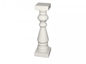 Kolumna spiralna Model 3D