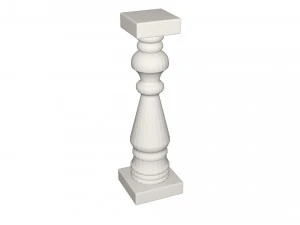 Kolumna spiralna Model 3D