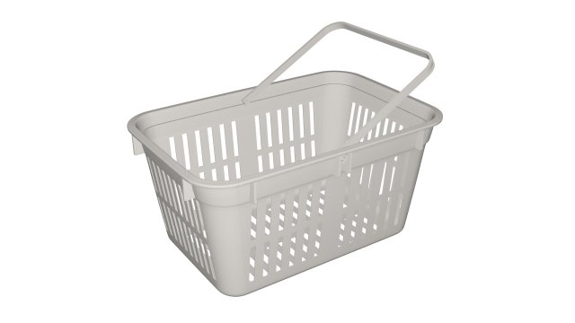Shopping Basket 3Dモデル .c4d .max .obj .3ds .fbx .stl .blend 