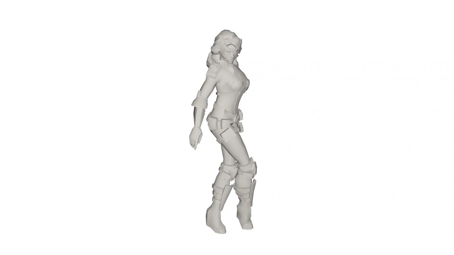 Superhero character 3D Model .c4d .max .obj .3ds .fbx .stl .blend 