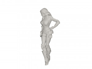 Superhero character 3D Model