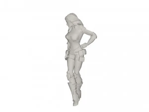 Superhero character 3D Model