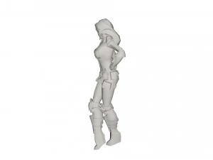 Superhero character 3D Model