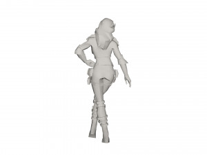 Superhero character 3D Model
