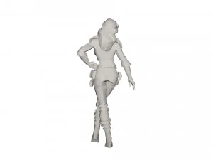 Superhero character 3D Model