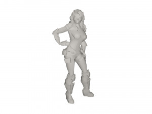 Superhero character 3D Model