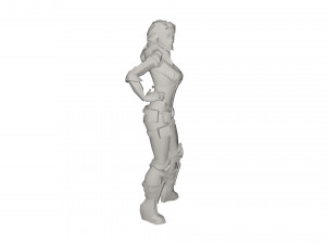 Superhero character 3D Model