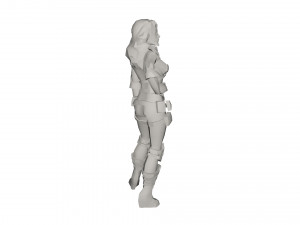 Superhero character 3D Model
