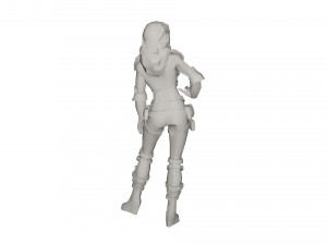 Superhero character 3D Model