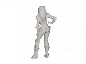Superhero character 3D Model