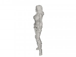 Superhero character 3D Model