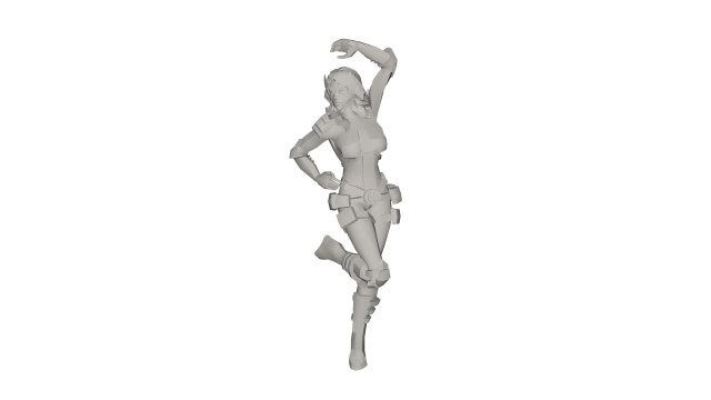 Superhero character 3D-Modell .c4d .max .obj .3ds .fbx .stl .blend 