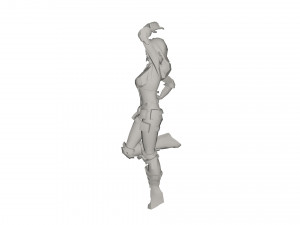 Superhero character 3D-Modell