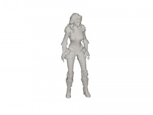 Superhero character 3D 모델