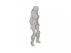 Superhero character 3D Model