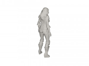 Superhero character 3D Model