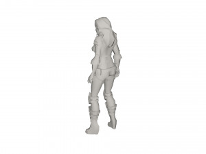 Superhero character 3D Model