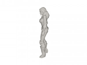Superhero character 3D Model