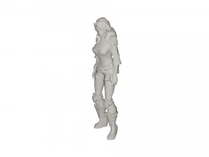 Personnage de super-h&eacute;ros Modèle 3D