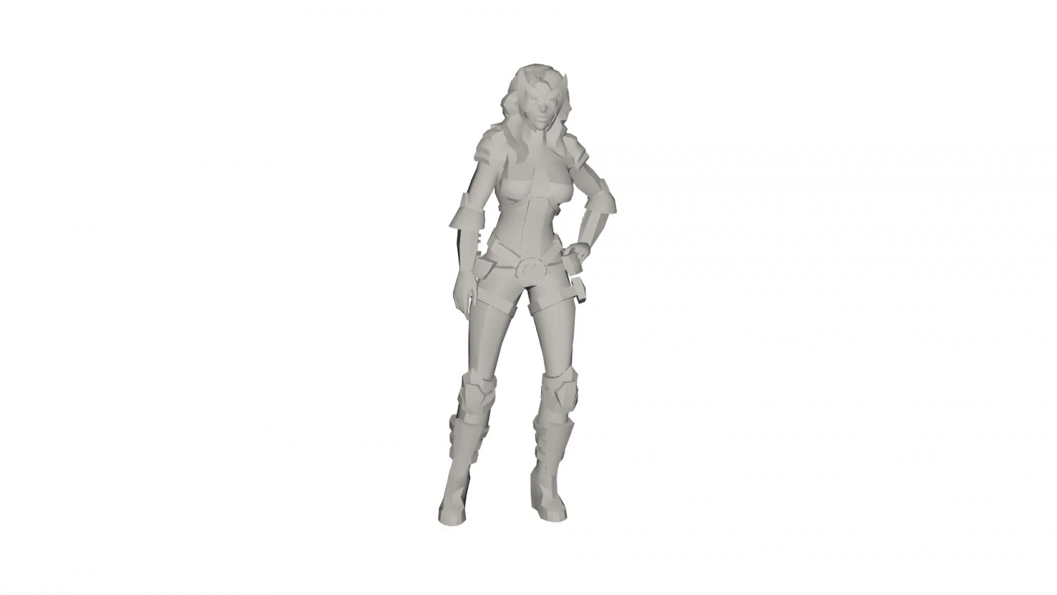 Superhero character 3D Model .c4d .max .obj .3ds .fbx .stl .blend 
