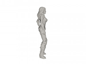 Superhero character 3D मॉडल