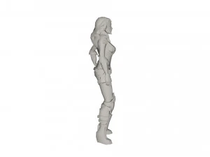 Superhero character 3D Model