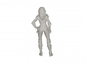 Superhero character 3D मॉडल