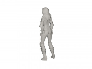 Superhero character 3D मॉडल