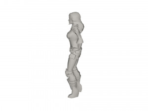 Superhero character 3D मॉडल