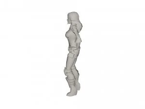 Superhero character 3D Model