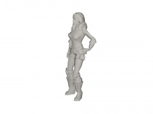Superhero character 3D मॉडल