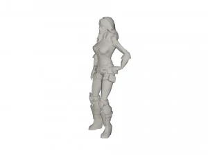 Superhero character 3D Model