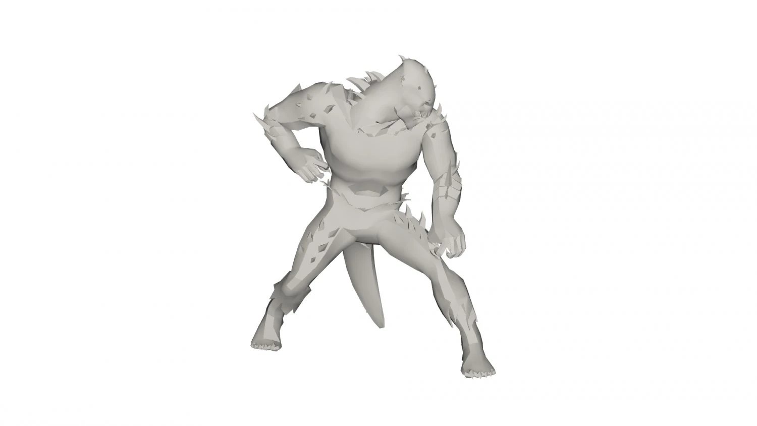 Monster 3D Model .c4d .max .obj .3ds .fbx .stl .blend 