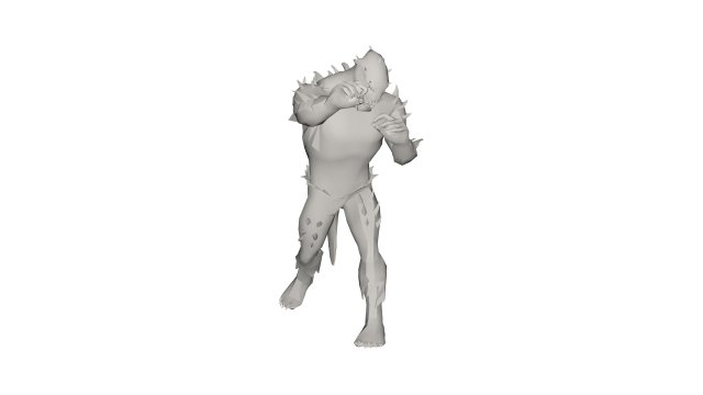 Monster 3D-Modell .c4d .max .obj .3ds .fbx .stl .blend 