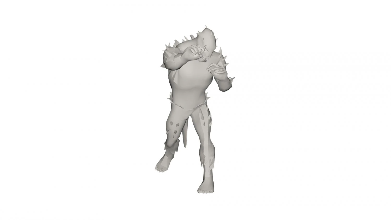 Monster 3D Model .c4d .max .obj .3ds .fbx .stl .blend