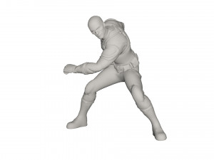 Superhero character Modèle 3D