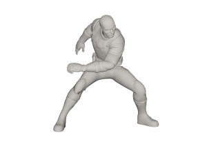 Superhero character Modelo 3D