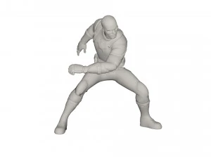 Superhero character 3D Model