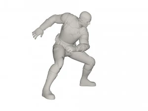 Superhero character 3D Model